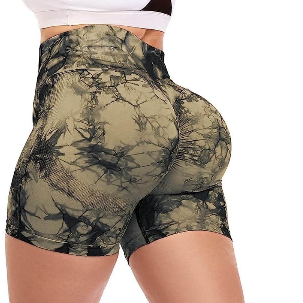 High waist women’s workout shorts - contour seamless